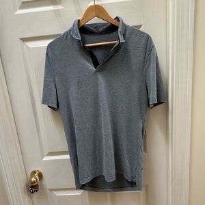 Lululemon Mens Metal Vent Tech Polo Size M bue